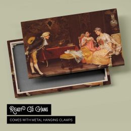 Taking A Box by Adriano Cecchi Canvas Wall Art Print