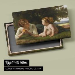 Temptation by William-Adolphe Bouguereau Canvas Wall Art Print