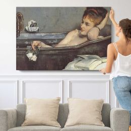 The Bath by Alfred Stevens Canvas Wall Art Print