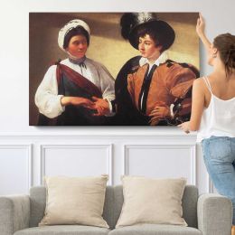 The Fortune Teller by Caravaggio Canvas Wall Art Print