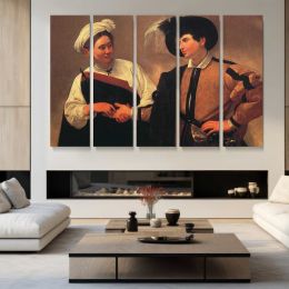 The Fortune Teller by Caravaggio Canvas Wall Art Print