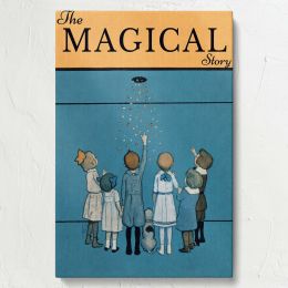 The Magical Story - Kids Reaching for Stars Illustration
