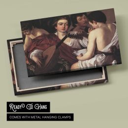 The Musicians by Caravaggio Canvas Wall Art Print