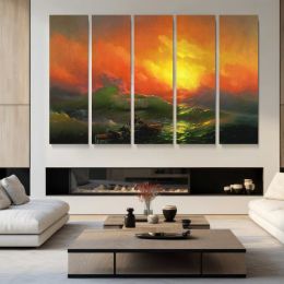 The Ninth Wave by Ivan Aivazovsky Canvas Wall Art Print