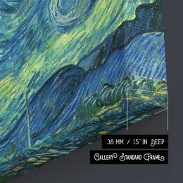 The Starry Night by Vincent van Gogh Canvas Wall Art Print
