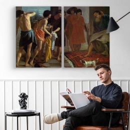 The Surrender of Breda Detail by Diego Velazquez Canvas Wall Art Print