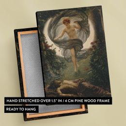 The Vision of Endymion - Dreamlike Moonlit Scene By Edward John Poynter 