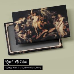 Titania and Bottom by Henry Fuseli Canvas Wall Art Print