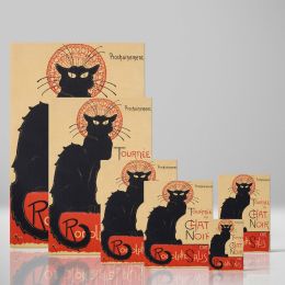 Tournee du Chat Noir - Iconic Black Cat Cabaret Poster By Theophile Steinlen 