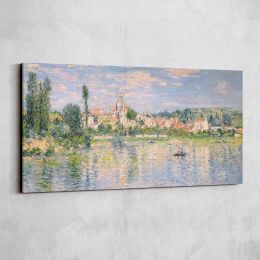 Vetheuil in Summer by Claude Monet Panoramic Canvas Print