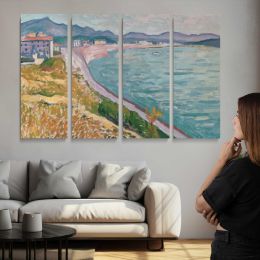 View of Saint-jean-de-luz by Albert Marquet Canvas Wall Art Print