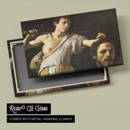 Woman with a Mirror by Caravaggio Canvas Wall Art Print