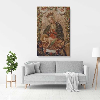 The Virgin Adoring the Christ Child with Two Saints La Virgin adorando al Nino Jesus con dos santos