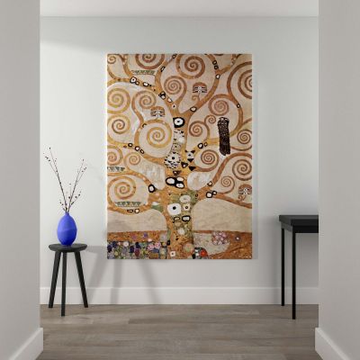 Tree of Life - Elegant Golden Spiral Symbolism By Gustav Klimt 