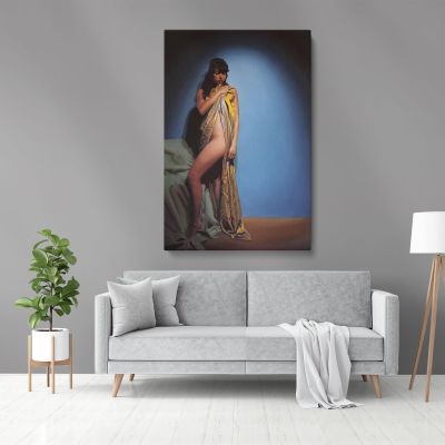 Original Model Art Painting by Famous Owen Claxton Canvas Wall Art