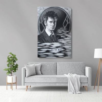 Doctor WHO Painting by Famous Owen Claxton Canvas Wall Art