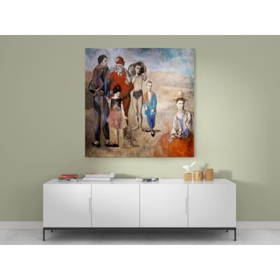 Family of Saltimbanques Painting by Pablo Picasso Real wall art by Pablo Picasso Canvas Wall Art
