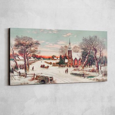 Christmas Eve by Hoover & Son Panoramic Wall Art