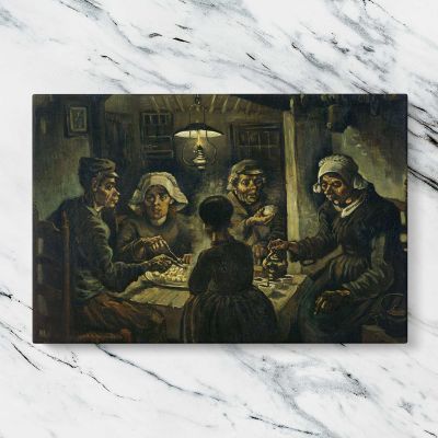 The Potato Eaters by Vincent van Gogh Canvas Wall Art Print