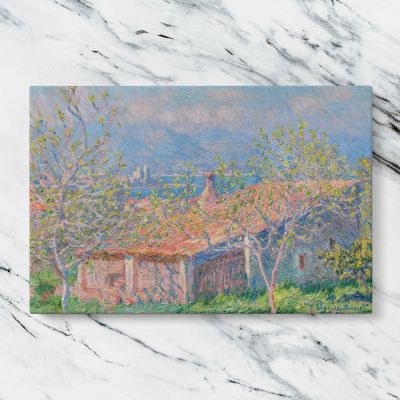 Gardeners House at Antibes by Claude Monet Canvas Wall Art Print