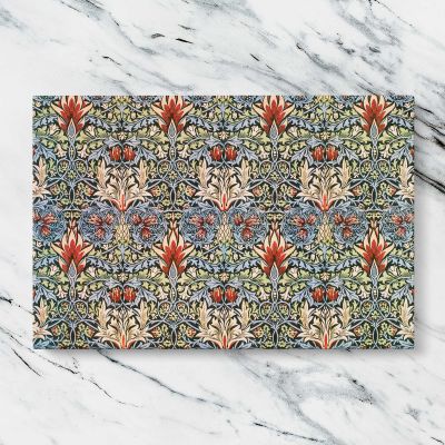 Snakeshead Floral Pattern by William Morris Canvas Wall Art Print