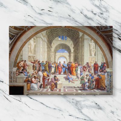 The School of Athens by Raphael Canvas Wall Art Print