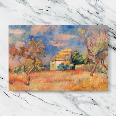 Dovecote at Bellevue by Pierre Auguste Renoir Canvas Wall Art Print
