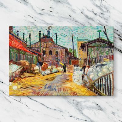 The Factory by Vincent van Gogh Canvas Wall Art Print