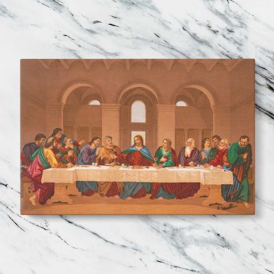 The Last Supper after Leonardo da Vinci Canvas Wall Art Print