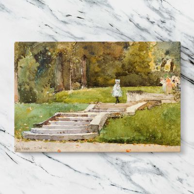 Saint Cloud by Frederick Childe Hassam Canvas Wall Art Print