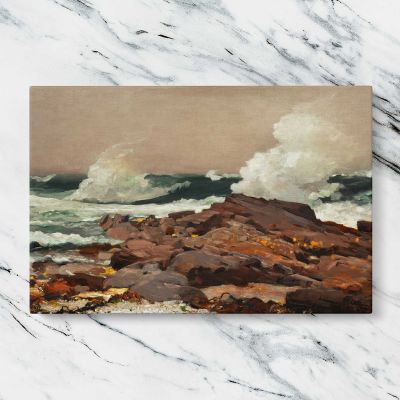 Summer Squall by Winslow Homer Canvas Wall Art Print