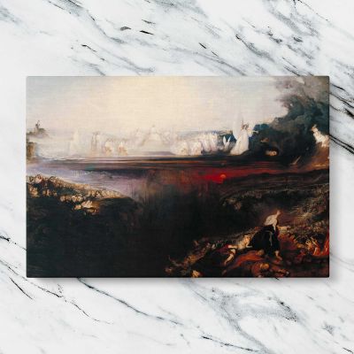 The Last Judgement by John Martin Canvas Wall Art Print