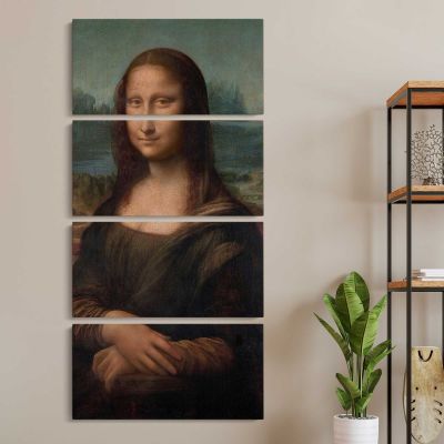 Mona Lisa by Leonardo da Vinci Canvas Wall Art Print