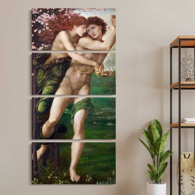 Phyllis and Demophoon 1870 by Edward Burne Jones Canvas Wall Art Print