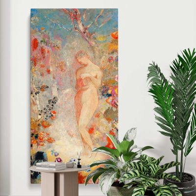 Pandora 1914 by Odilon Redon Canvas Wall Art Print