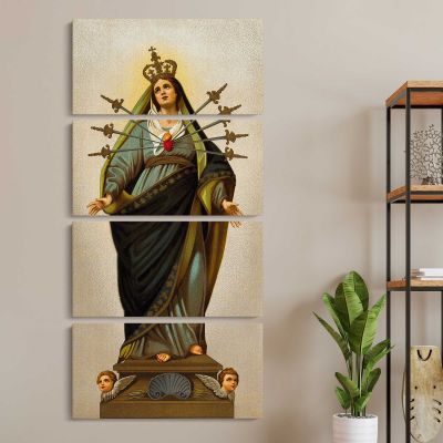 Our Lady of the Seven Sorrows Canvas Wall Art Print