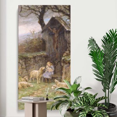 Refuge Frederick Stuart Church by Frederick Stuart Church Canvas Wall Art Print