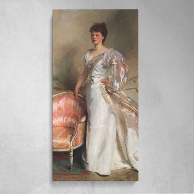 Mrs George Swinton Elizabeth Ebsworth 1897 by John Singer Sargent Canvas Wall Art Print