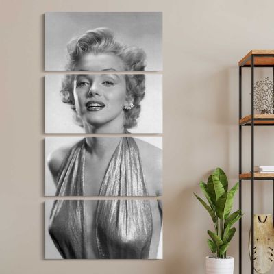 Marilyn Monroe Classic Studio Portrait Canvas Wall Art Print