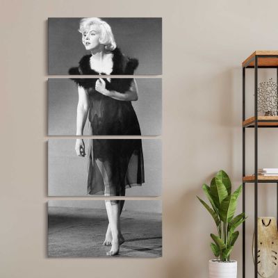 Marilyn Monroe Some Like It Hot Portrait Canvas Wall Art Print