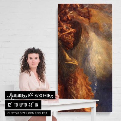 Chaos by George Frederic Watts Canvas Wall Art Print