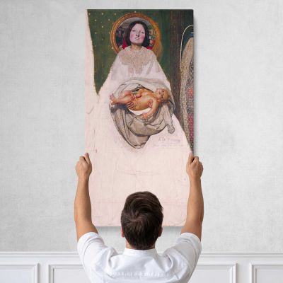 Portrait of Mrs Robert Harrison by John Singer Sargent Canvas Wall Art Print