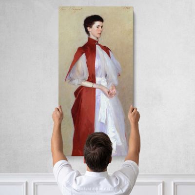 Portrait of Mrs Robert Harrison by John Singer Sargent Canvas Wall Art Print