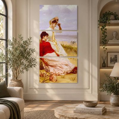 By the Sea by Georges van den Bos Canvas Wall Art Print