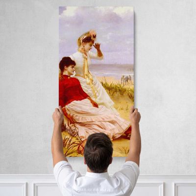 By the Sea by Georges van den Bos Canvas Wall Art Print