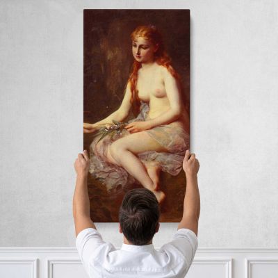 Innocence by Adolphe Jourdan Canvas Wall Art Print