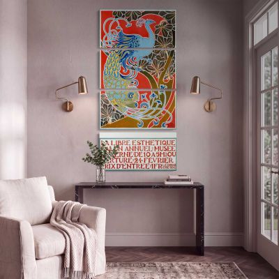 La Libre Esthetique Salon Annuel by Gisbert Combaz Canvas Wall Art Print