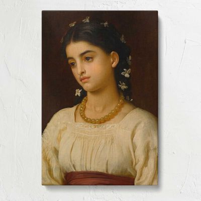 Catarina by Frederic Leighton Canvas Print