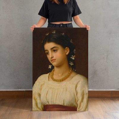 Catarina by Frederic Leighton Canvas Print
