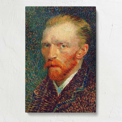 Self-Portrait of Vincent van Gogh by Vincent Van Gogh Canvas Print